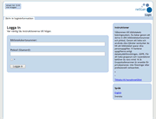 Tablet Screenshot of netloan.sodertalje.se